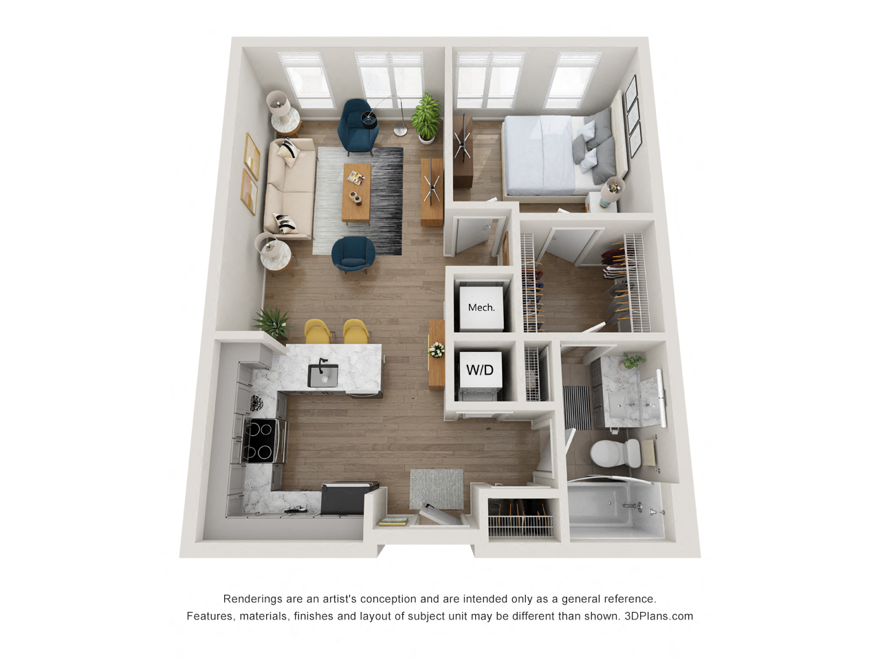 5000 Libbie Mill East Boulevard Studio-3 Beds Apartment for Rent - Photo Gallery 18